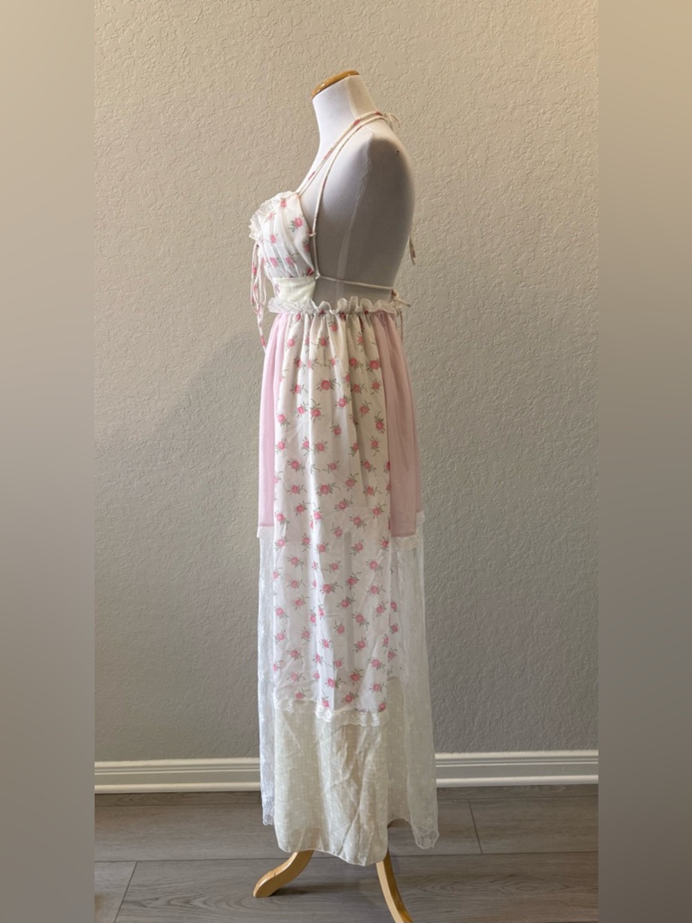 Patchwork CottageCore Dress - image 6